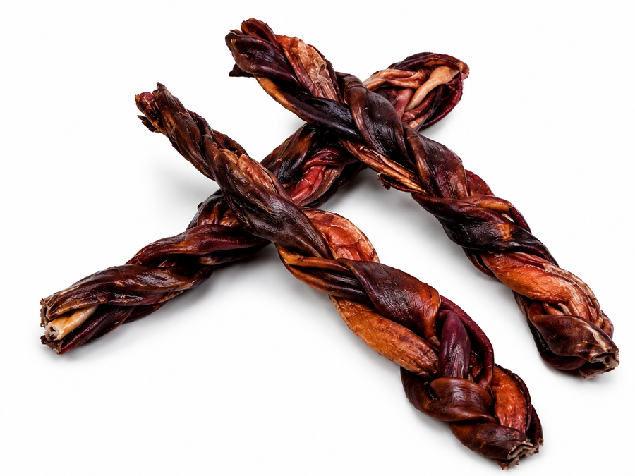  Royful Beef Collagen Braided with Bully natural dog chew